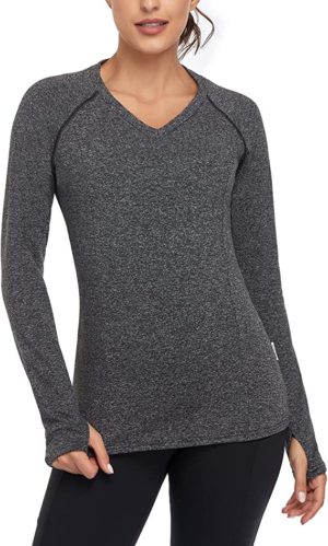 Fleece Thermal Long Sleeve Running Shirt